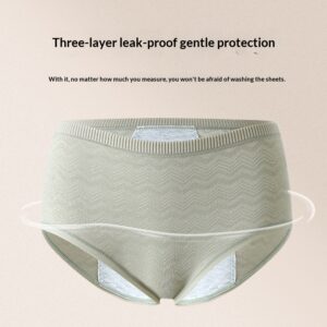 High-waisted Pure Cotton Period Panties For Women