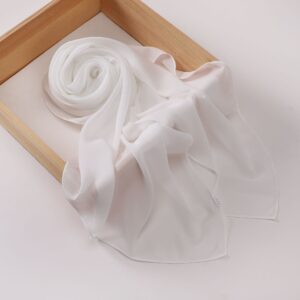 Pearl Chiffon Square Scarf Middle East