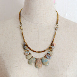 Natural Stone Pendant Handmade Necklace High-quality