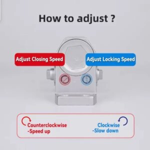 Fire Door Closer Hydraulic Silent Auto-Close For Interior/Commercial Use Easy Install Heavy Duty Adjustable Spring Mechanism 071 Large Size