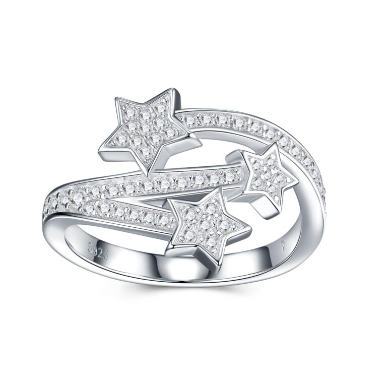 A Luxurious And Fashionable Minimalist Jewelry Ring For Women Featuring A 0.1-carat Top-quality Morganite, Made Of S925 Silver Electroplated With Platinum.
