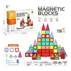 Magnetic Track Building Block Puzzle Toy For Construction