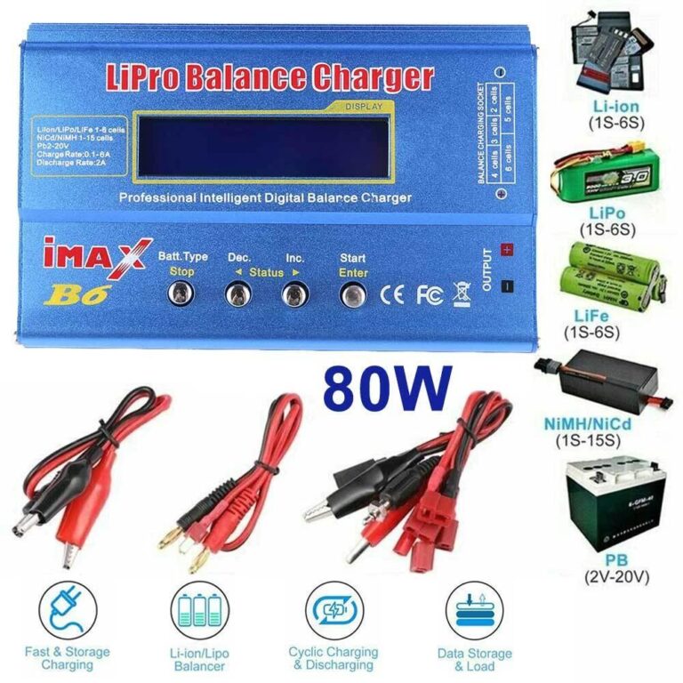 IMAX B6 LCD Screen Digital RC Lipo NiMh Battery Balance Charger