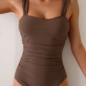 European And American-style One-piece Swimsuits With A Backless Design That Flatters The Figure