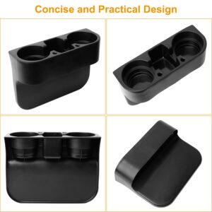 1Pc Car Seam Cup Holder Seat Gap Wedge Drink Storage Organizer Console Side Pocket Mount Stand For Pen Phone Bottle Sunglasses