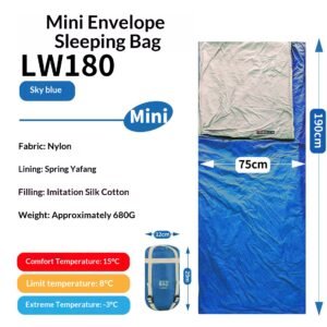 Mini Ultra-Light Summer Nylon Insulated Sleeping Bag