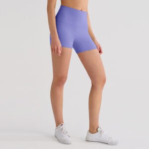 Outerwear-style High-waisted Butt-lifting Fitness Cycling Shorts