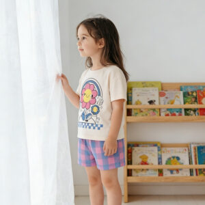 Summer New Style Short-Sleeve Casual Two-Piece Set For Toddlers And Kids