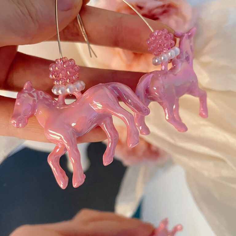 Street-style Instagram Sequin Shimmer V-shaped Ear Hook Earrings Jewelry