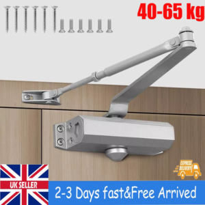 40-65KG Heavy Duty Fire Rated Overhead Door Closer Opener Adjustable Soft Close