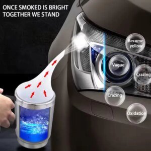 100ML Car Headlight Polishing Kit Headlight Restoration Liquid Polymer Headlamp Renovation Repair Clean Kit Automobile Tool