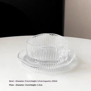 Irregular Dessert Bowl Set - High-Value Cloud Design
