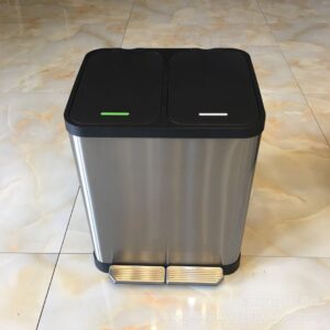 Stainless Steel Pedal Trash Can Large Capacity