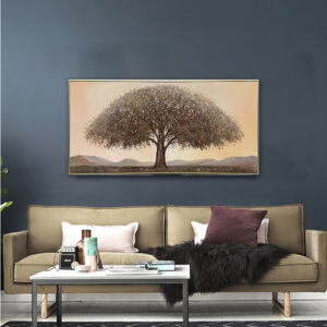 Handmade Oil Painting Canvas Wall Art Decoration Abstract Landscape Money Tree For Home Decor Rolled Frameless Unstretched Painting