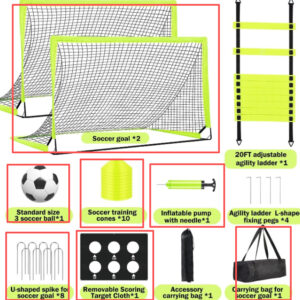 Portable Football Goal Set