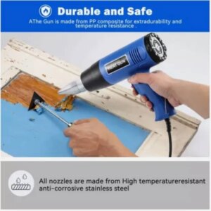 2000W Hot Air Gun, 2-Heat Setting Heat Blower, Heat Tool, Industrial Dryer
