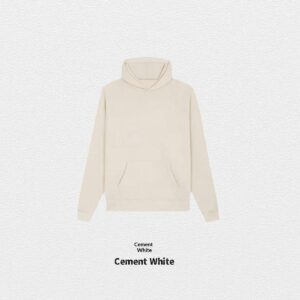 Autumn Winter Fleece-Lined Solid-Color Hoodie