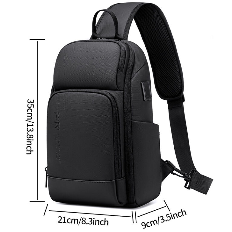 Men’s Chest Bag Crossbody Multi-functional Sporty Street Style
