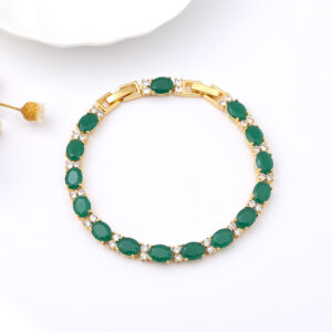 Summer Accessories Simple Crystal Colored Zircon Bracelet
