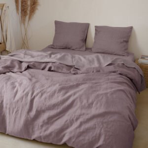 Japanese-style Washed Linen Four-piece Bedding Set Suitable For All Seasons