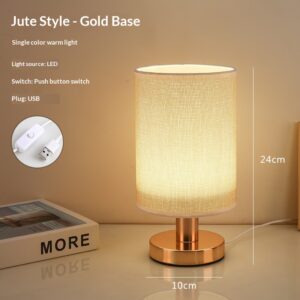 Bedside Lamp In Bedroom Is Simple And Modern