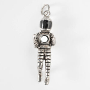 Astronaut Embracing Space Pendant Necklace For Couples