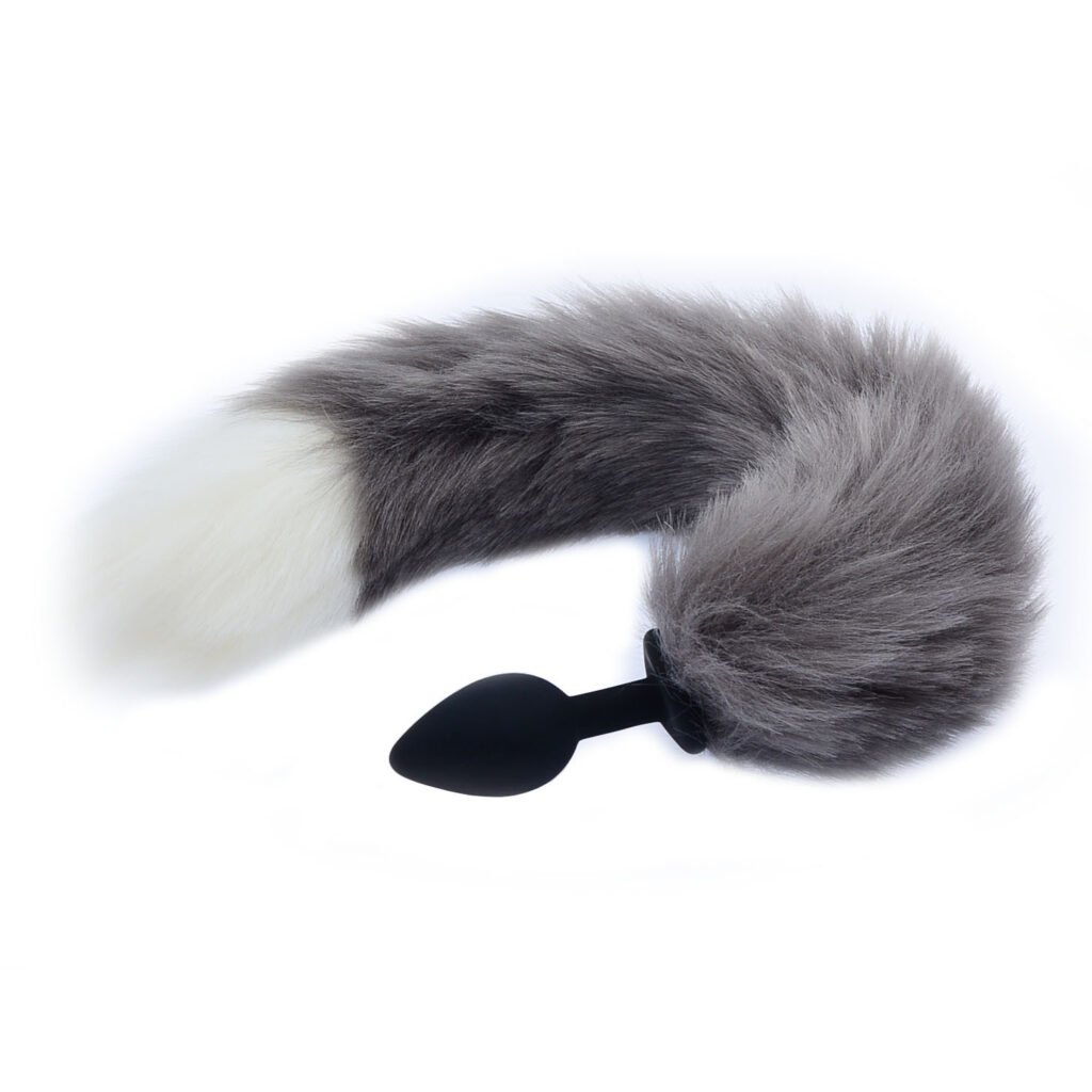 Toys Artificial Silicone Plug Small Size Back Court G-spot Butt Plug Fox Tail Training