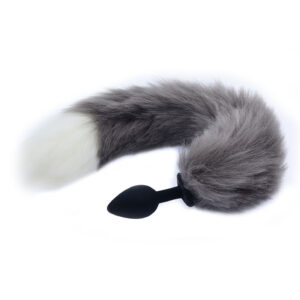 Toys Artificial Silicone Plug Small Size Back Court G-spot Butt Plug Fox Tail Training