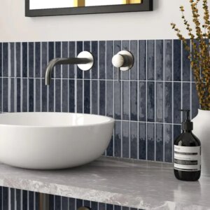 10pcs Slate Gray Self-Adhesive Tiles 12x12 Inch Industrial Style 3D Self-Adhesive Backsplash Wall Tiles Waterproof Heat Ret Wall Tiles, Suitable For Modern Kitchen, Basement, Office, Laundry Room (5