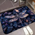 Dragonfly Series Printed Floor Mat Entrance Doorway Stain-Resistant Doormat