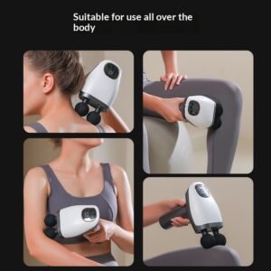 Digital Display Dual-head Massage Gun For Fitness