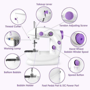Electric Sewing Machine, Portable Multi-functional Household Desktop Mini Sewing Machine, UK
