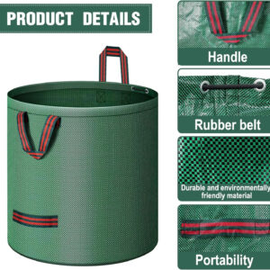 4-Pack XXL Garden Waste Bags 272 L