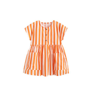 Summer New Style Girls' Plaid Dress