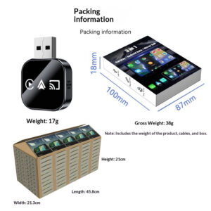 Wired-to-wireless Carplay Adapter Box