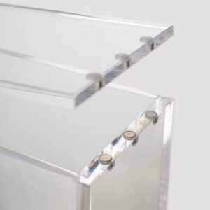 Acrylic Magnetic Box For Storing Game Cards With A Lid, Dustproof Display Box