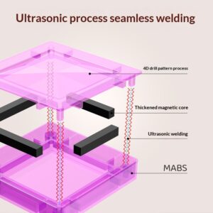 Childrens Colorful Magnetic Tiles With Strong Magnets For Educational Building