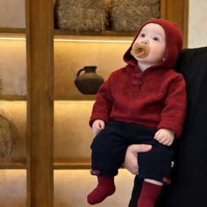 Thickened Chinese-style Buttoned Collar Knitted Sweater