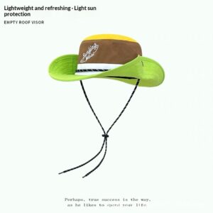 Color-block Fisherman Hat Women's Sun Protection Hat