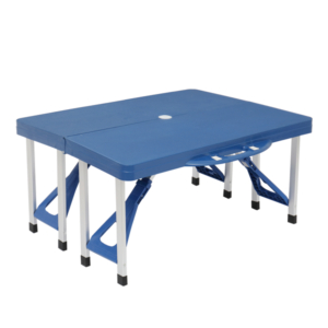 [Same Model Code: 01976802]Siamese Folding Tables And Chairs-Plastic PS Thickening