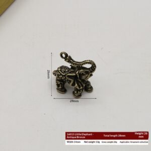 Qing Dynasty Solid Bronze Animal Figurine