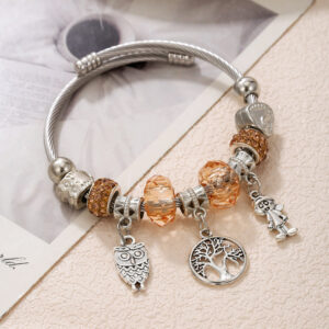 Panjia Fashion Best-Selling Titanium Steel Bracelet Versatile High-End Style Wristband Jewelry