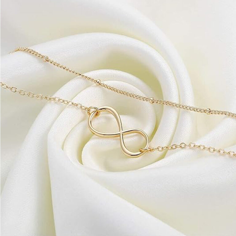 Dainty Gold Bracelets For Women, 14K Gold Filled Adjustable Layered Bracelet Cute Oval Chain Bar Gold Bracelets For Women Jewelry