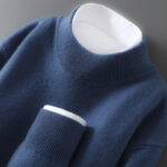 Men's Casual Loose-Fitting Cashmere Base-Layer Sweater