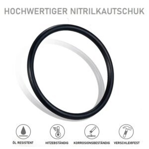 419 Pieces Of O-ring, Nitrile Rubber Ring, Plastic Box Gasket