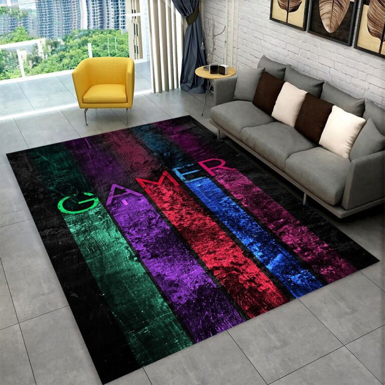 Game Controller Cartoon Children's Room Rug