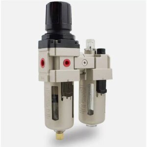 Air Filter Regulator Lubricator (FRL) Unit AC3010-02 G1/4, For Air Treatment, Compatible With AC3010-03, Oil Water Separator For Mask Machine & Pneumatic Systems