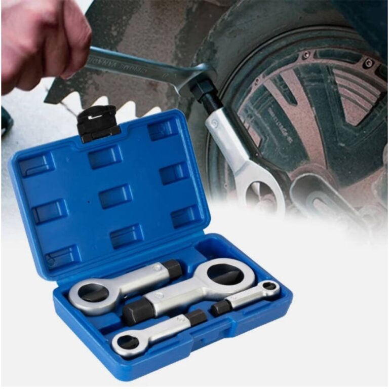 Tools 4pcs Heavy-Duty Nut Splitter Set – Multifunctional Metal Tool For Removing Broken
