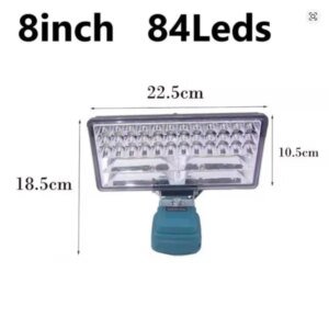 8 Inches 84 LED Work Light
