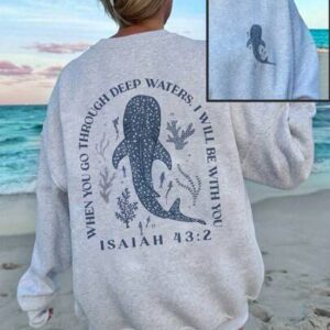 Women's Casual Simple Heart-Printed Loose-Fitting